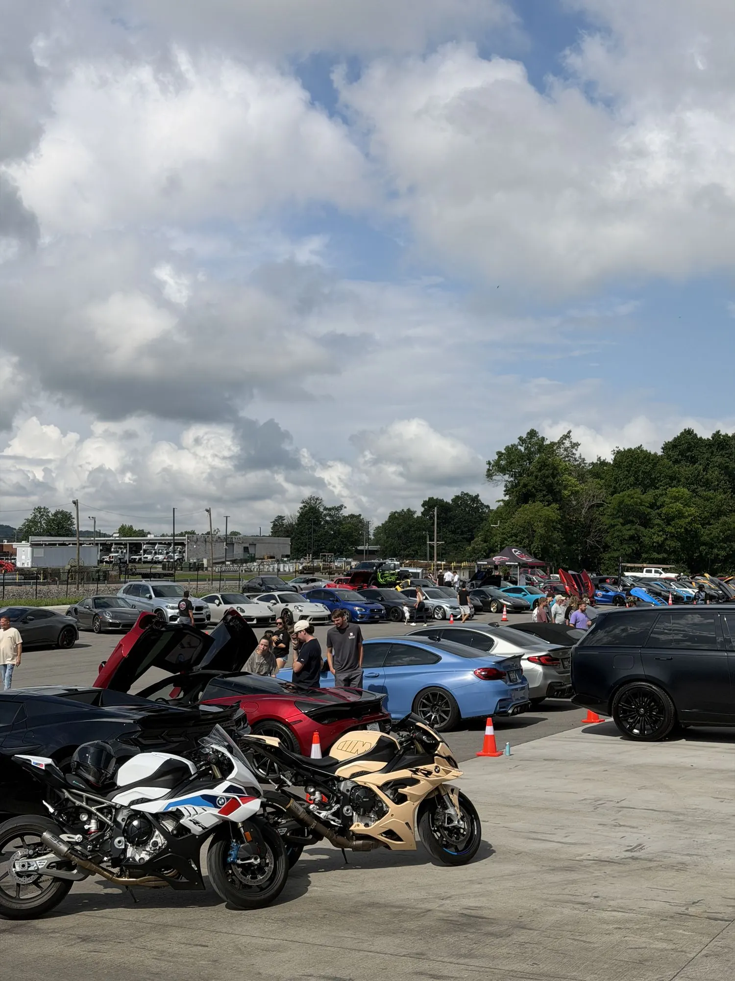 The overflow. It fills up early and keeps filling